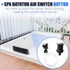 BHBL 16A on Off Air Push Button Switch for -Jetted Bath Tub Spa & Garbage Disposal, Black
