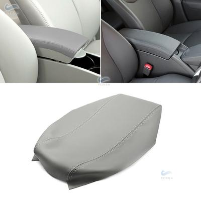 Funda de cuero para reposabrazos central de Toyota Prius 30 (2009, 2010, 2011, 2012, 2013, 2014 y 2015) con pegatina decorativa.