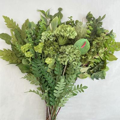 Green Artificial Flowers for Wedding Floral Arrangements and Photography Props