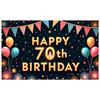 Party Hintergrund Kuchen Dekoration Geburtstagsdeko 70. Geburtstag Banner Bunte Wimpelkette Meilenstein Feier Banner Für Party