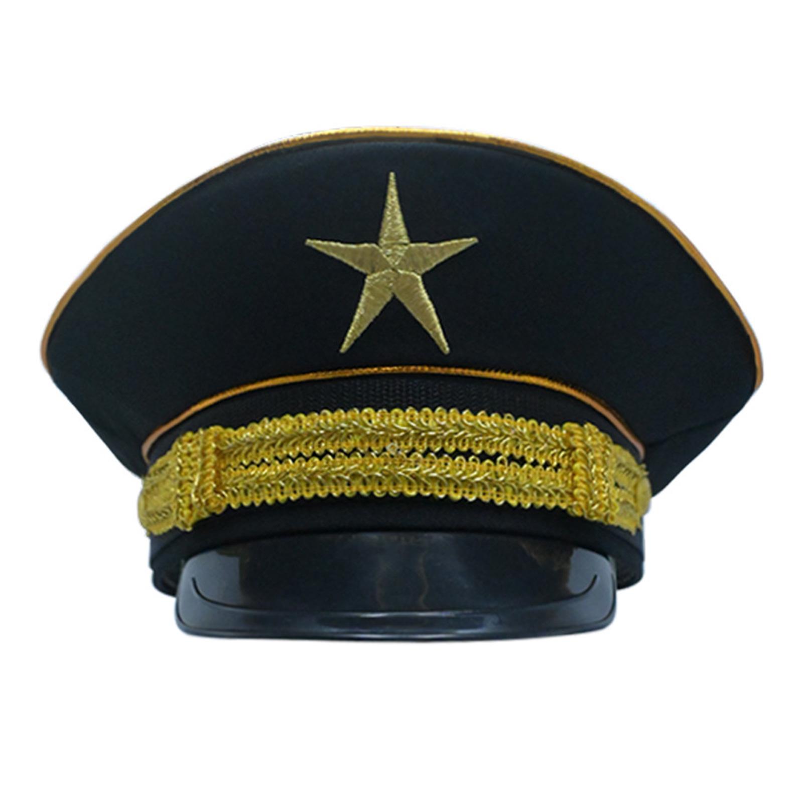 

Official Polices Hat for Adults Cosplay Uniform Hat Reinforced Brims Costume Hat For Theme Parties And Outdoor Activities 1