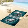 Asciugamano da Spiaggia Stampa Philadelphia Eagles, Asciugamano Grande Morbido Asciugatura Rapida per Spiaggia Campeggio Nuoto