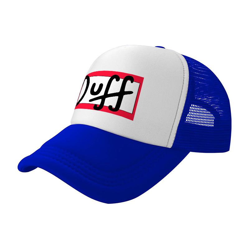 Síťovaná kšiltovka Duff Beer s prodyšným zadním panelem a klasickým snapback designem pro volný čas