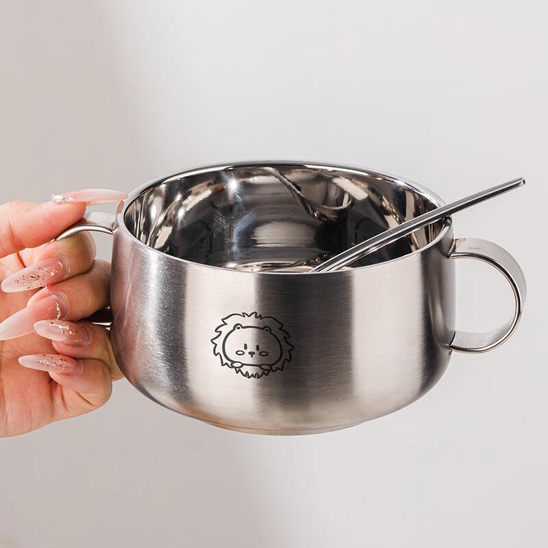 TREEJACK 316L Stainless Steel Baby Feeding Bowl Set