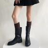 English Letters Calf Socks High Tube Knitted Stocking Fashion Knee-high Socks  Winter