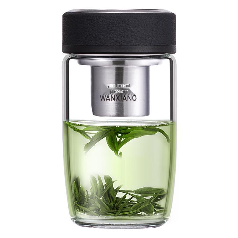 WANXIANG U66 Portable Glass Tea Infuser Bottle