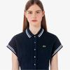 Lacoste Women's MIF Striped Collar Jumpsuit EF2431-56G525