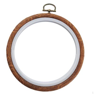 Cross Stitch Hoop Ring Art Craft Needlework with Hanging Ornament Decorative