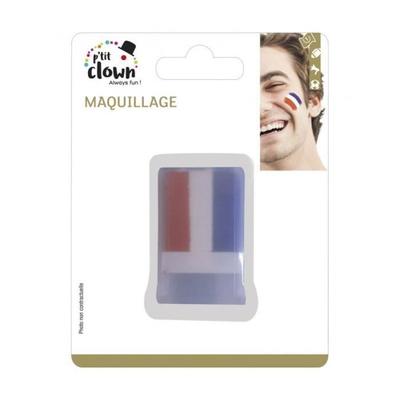 Greasy Foundation - PTIT CLOWN - Tricolor Stick - Paraben-free - Adult - Indoor