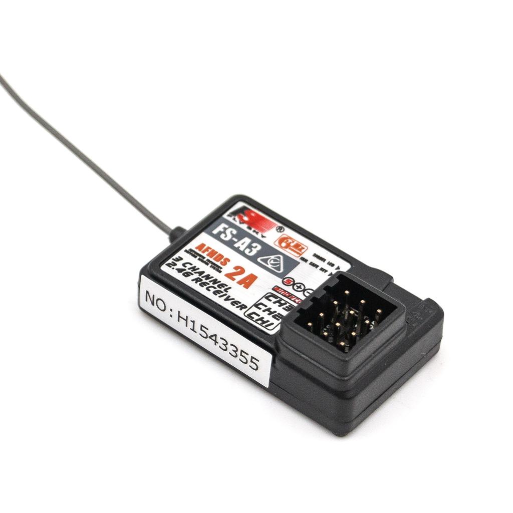 2Pcs Flysky FS A3 AFHDS2A 2.4G 3CH Receiver for GT2E GT2G Transmitter