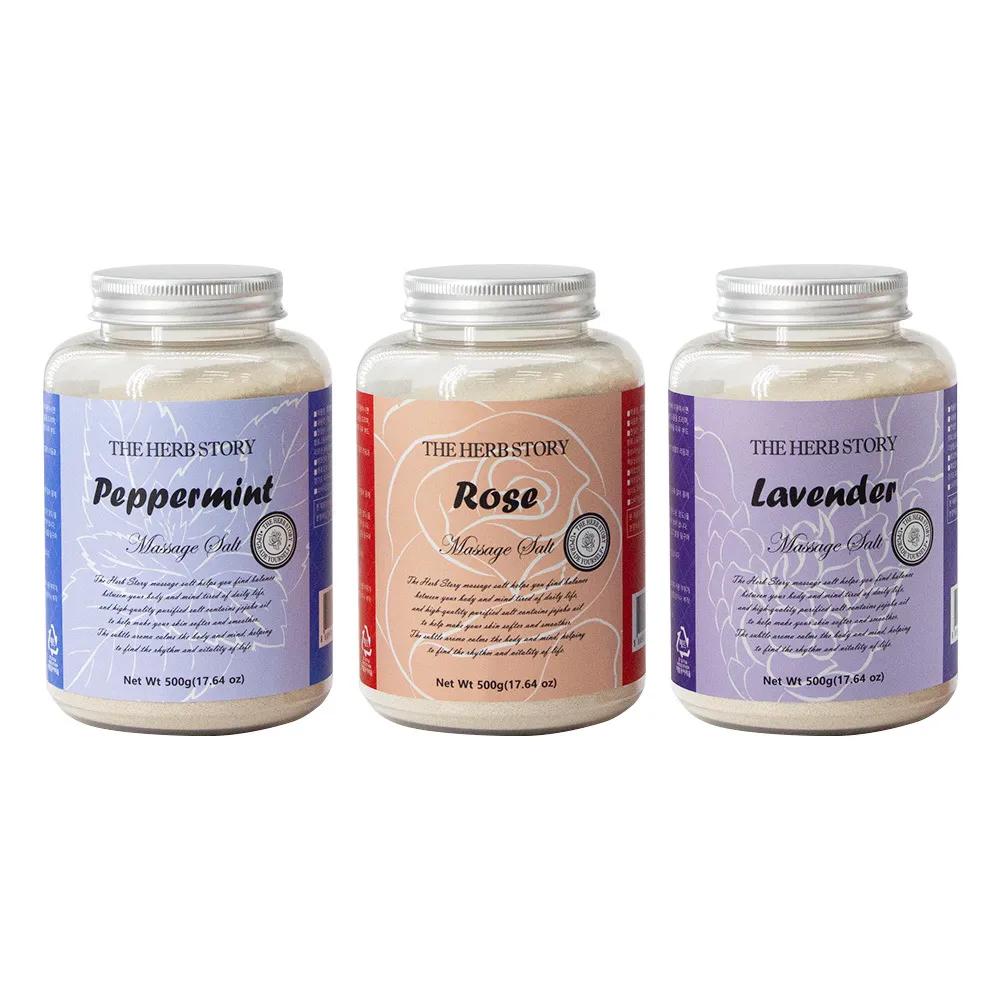 theherbstory Massage Salt 500g Sitz Bath Half-body Bath Bath Additives Bath Salt Foot Bath Additives Bath Salt Peppermint