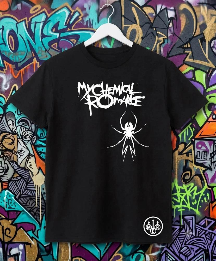 My Chemical Rounisexce Tshirt 2026 Uk Tour Spider Logo Tee Unisex Danger Days Mcr S