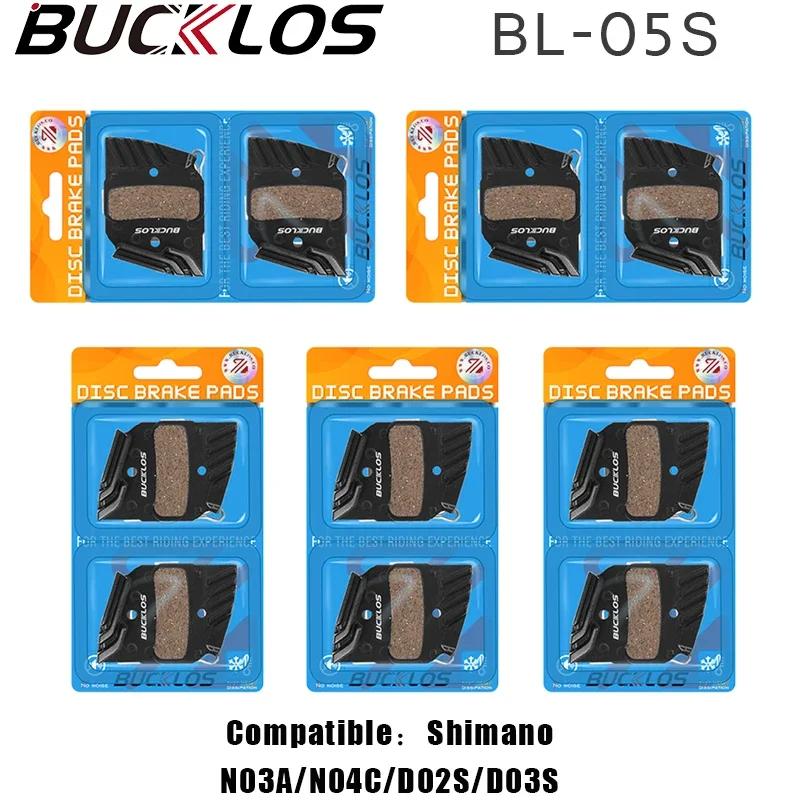 BUCKLOS Ceramic Bike Brake Pad Road Bicycle Hydraulic Disc Brakes Pads MTB Brake Pad for Shimano L05A J04C J05A H03A N03A NUTT