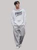 Global City Oversized Paris Hoodie White
