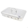 Instrument Box W/ Lid, Made of Durable Stainless Steel, Perfect for Use, , Manicure. Etc