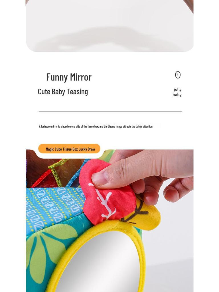 Jollybaby Tear-Resistant Tissue Cube Puzzle Toy