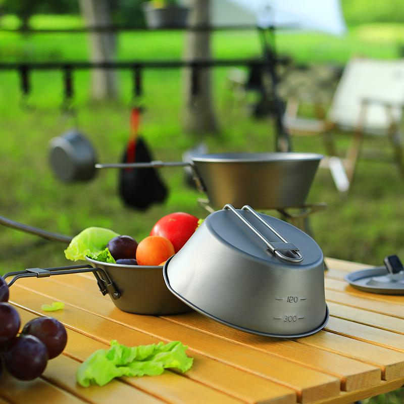 Titanium Sherpa Bowl: Portable Outdoor Camping Tableware