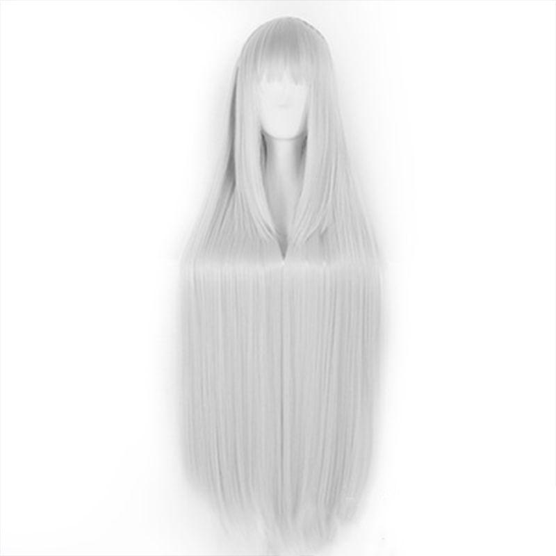 

Emilia Dress Cosplay Sets Wig Women Costume Anime Party Halloween Cloak Wig,M