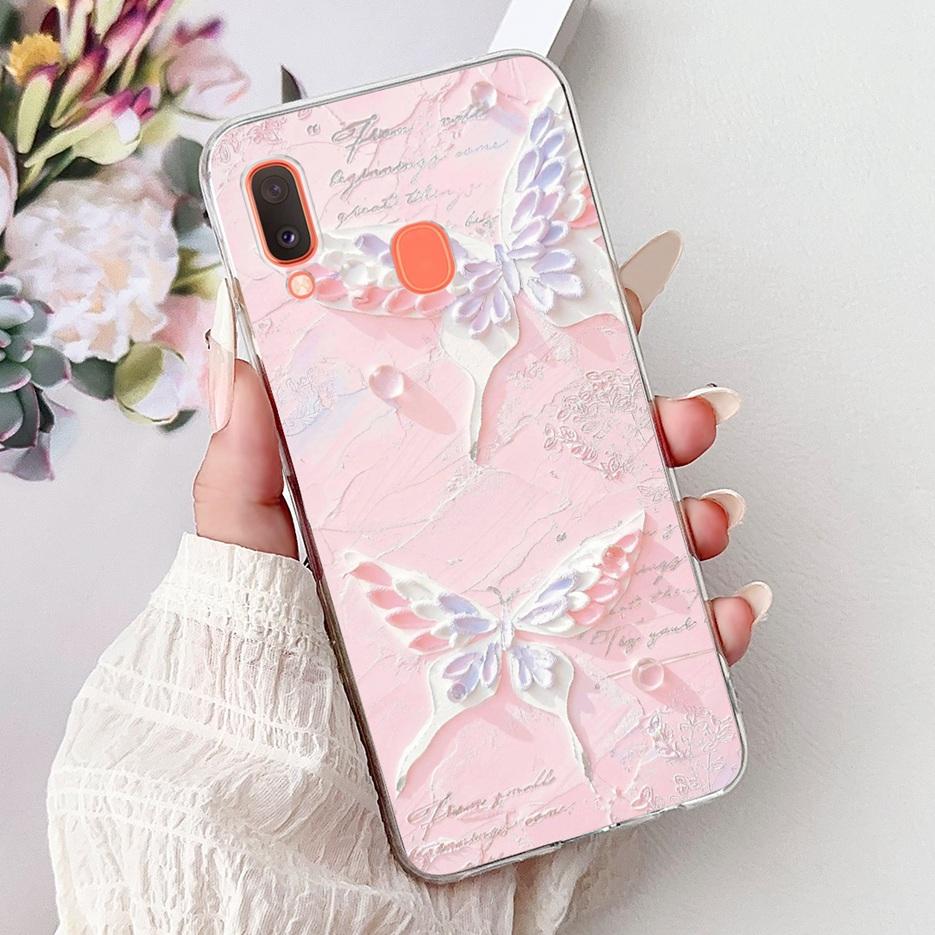 For Samsung Galaxy A20e Case SM-A202F Popular Fashion Painted Cover Soft Silicone Phone Case For Samsung A20e A202F Fundas Coque