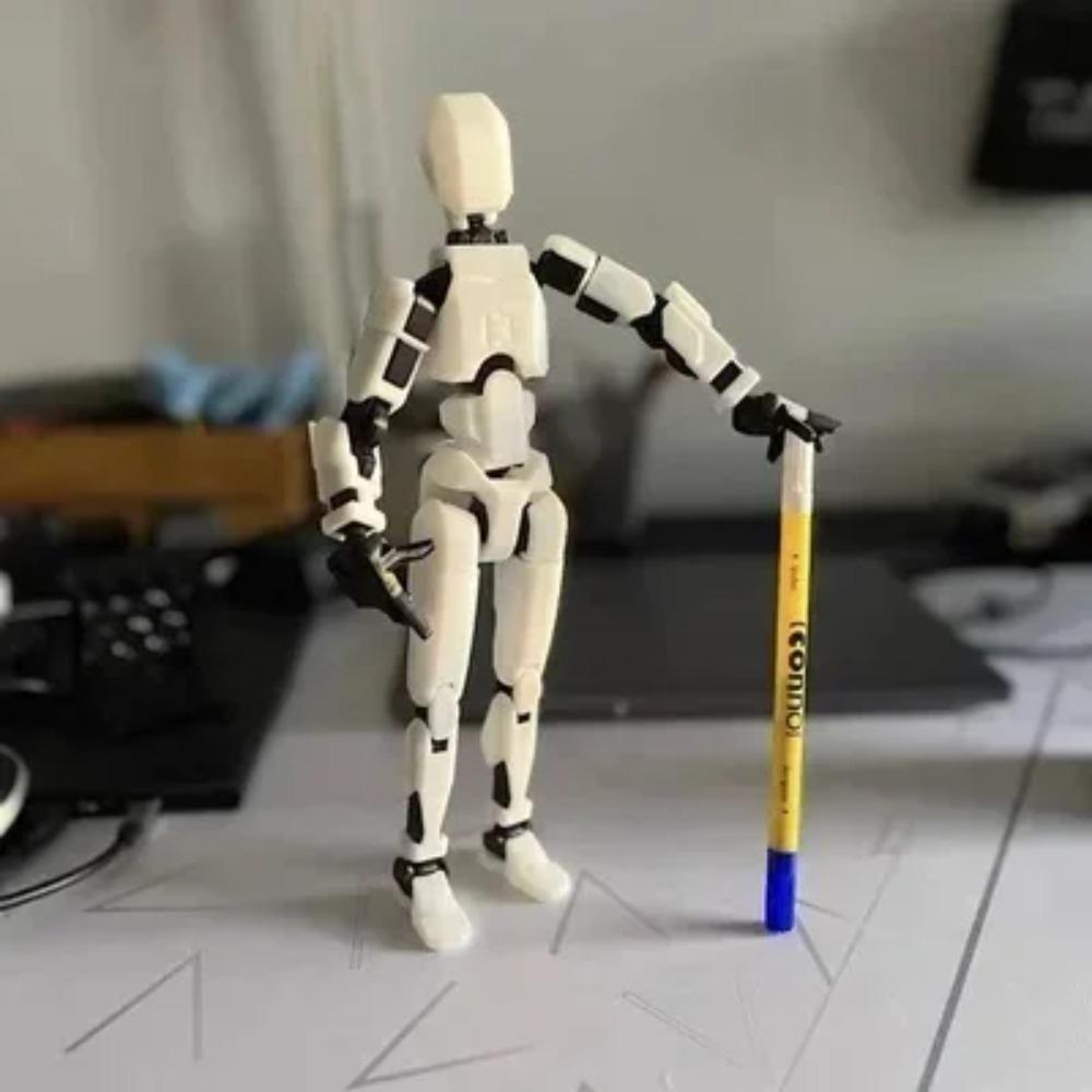 Multi-Jointed Movable Shapeshift Robot Lucky 13 Figure Toys 3D Printed Mannequin Dummy Figure Kids Adults Parent-children Game