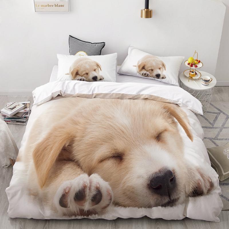 3D Luxury Bedding Set Custom/King/Europe/USA,Duvet Cover Set,Quilt/Blanket Cover Set,Bed Set Animal Sleeping Cat,drop Ship