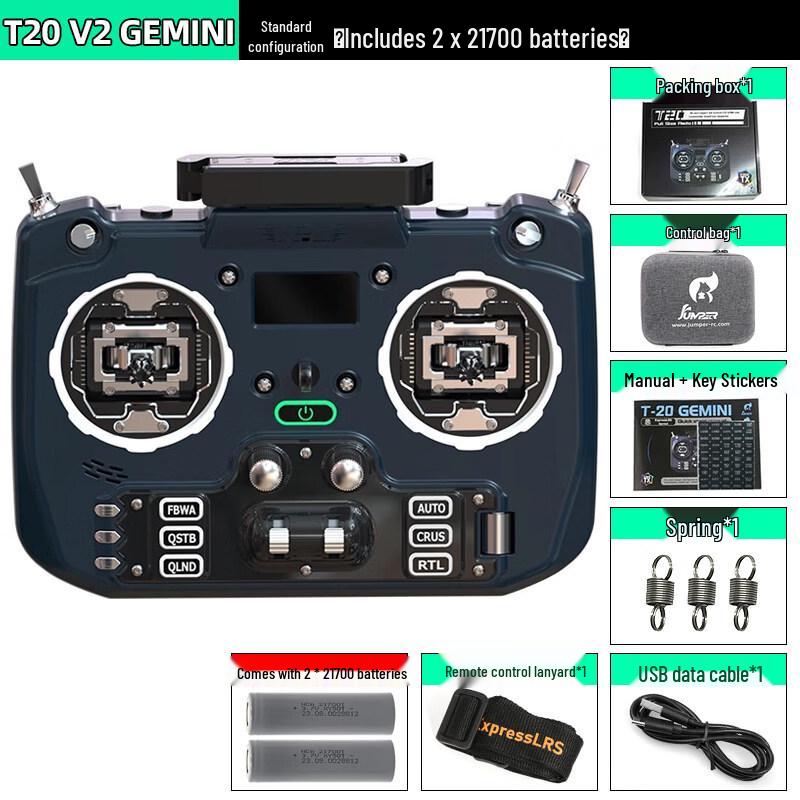 

Jumper T20 V2 Gemini FPV Drone Remote Controller Standard