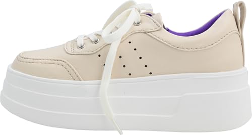 Thick-soled Lace-up Sneakers