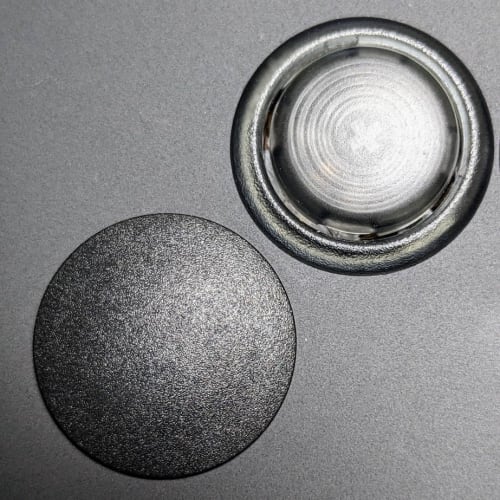 Set of 5 24mm Screw-On Button Plugs for Arcade Controllers and Leverless Controllers