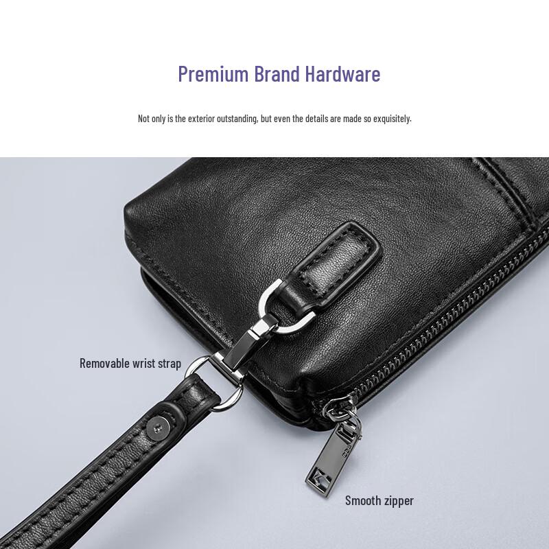 COW Men's Genuine Leather Clutch Bag