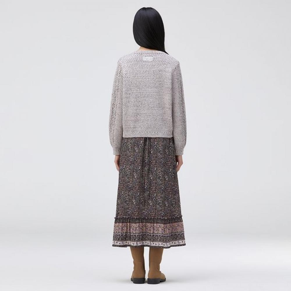 Thursday Island V Neck Cable Knit Cardigan T262mcd134w