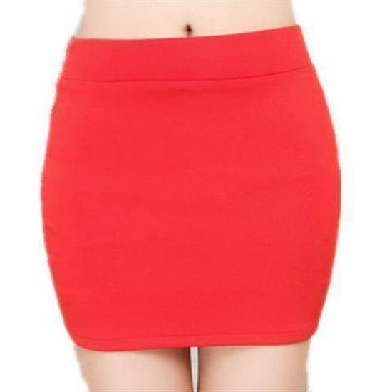 Plus Size High-Waisted Bodycon Pencil Skirt for Women, Summer Slimming Hip-Hugging Stretch Skirt
