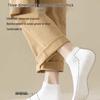 Zhuji Cotton Combed Mid-Length Unisex Socks: Anti-odor, Sweat-absorbing, Trendy, Solid Color, Versatile, Short Socks.