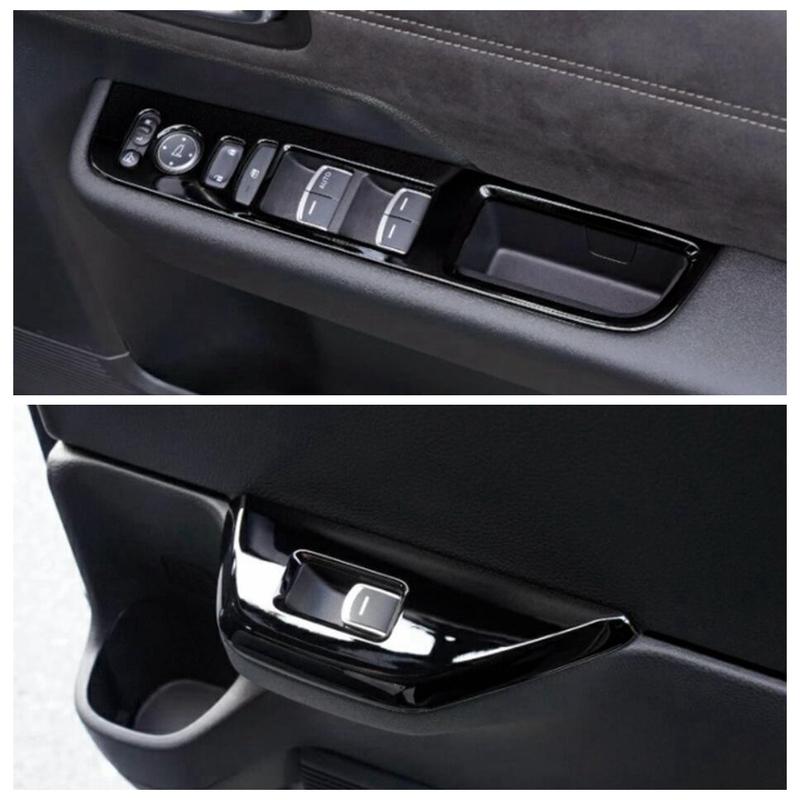 Door Armrest Glass Lift Button / Center Console Gear Box Shift Panel Cover Trim Fit For Honda STEPWGN Car Accessories