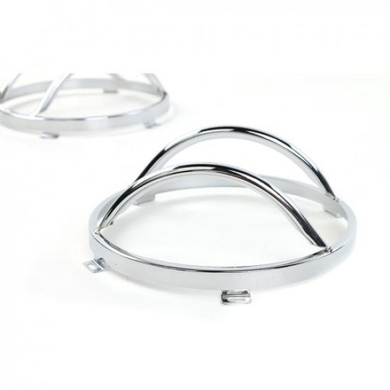 Steel Front Headlight Lamp Guard Protector Cover For Jeep Wrangler JL 2007-2017