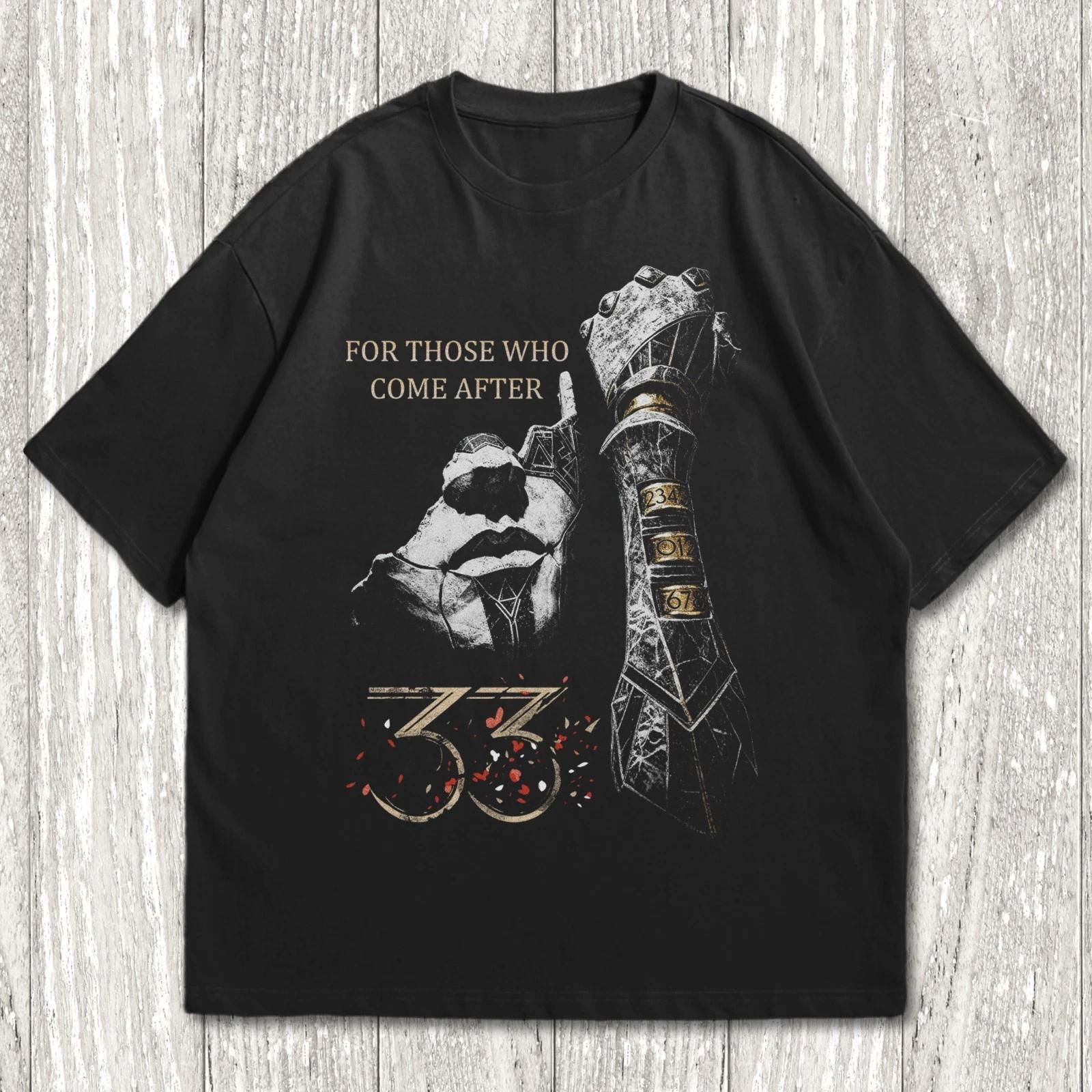 

Clair Obscur Expedition 33 Shirt | For Those Who Come After, Maelle Mask Merch L