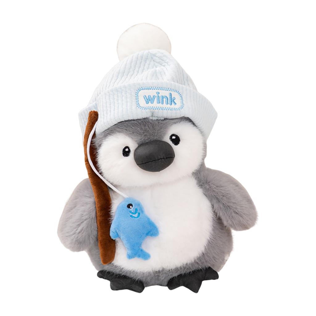 Cute Penguin Plush Toy Chef Painter Fishing Penguin Doll Machine Doll