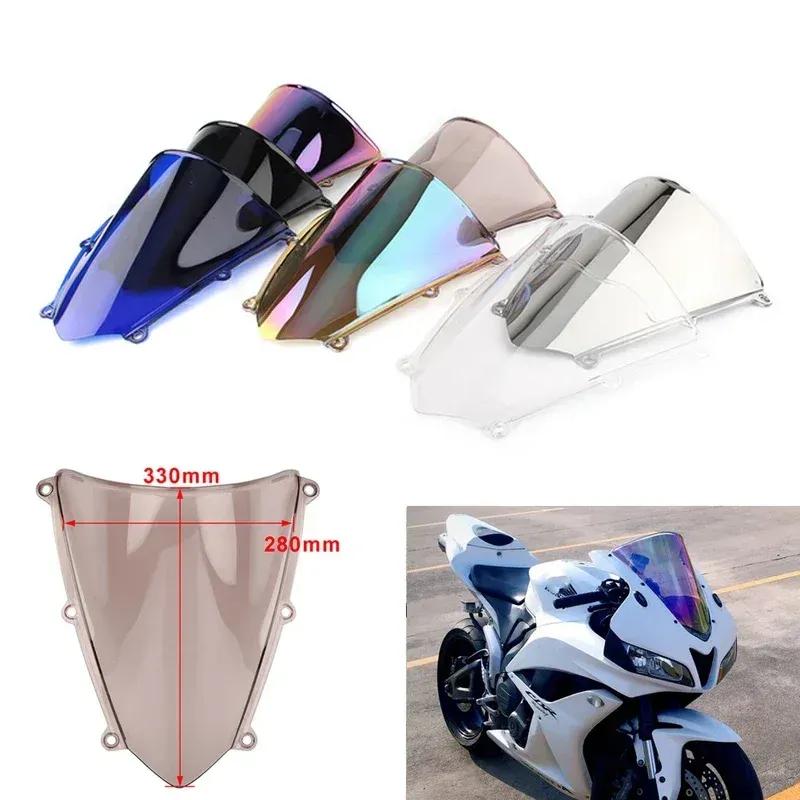 Honda for CBR600RR F52007-2009 2010 2011 2012 Motorcycle Windscreens Wind Deflectors Suitable Dual Bubble Windshield Deflector