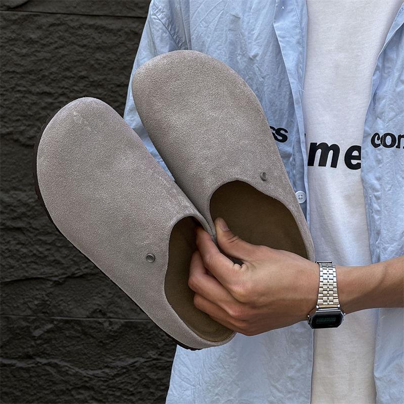 Unisex Retro Suede Slip-On Birkenstock Mules - Summer Breathable Clogs