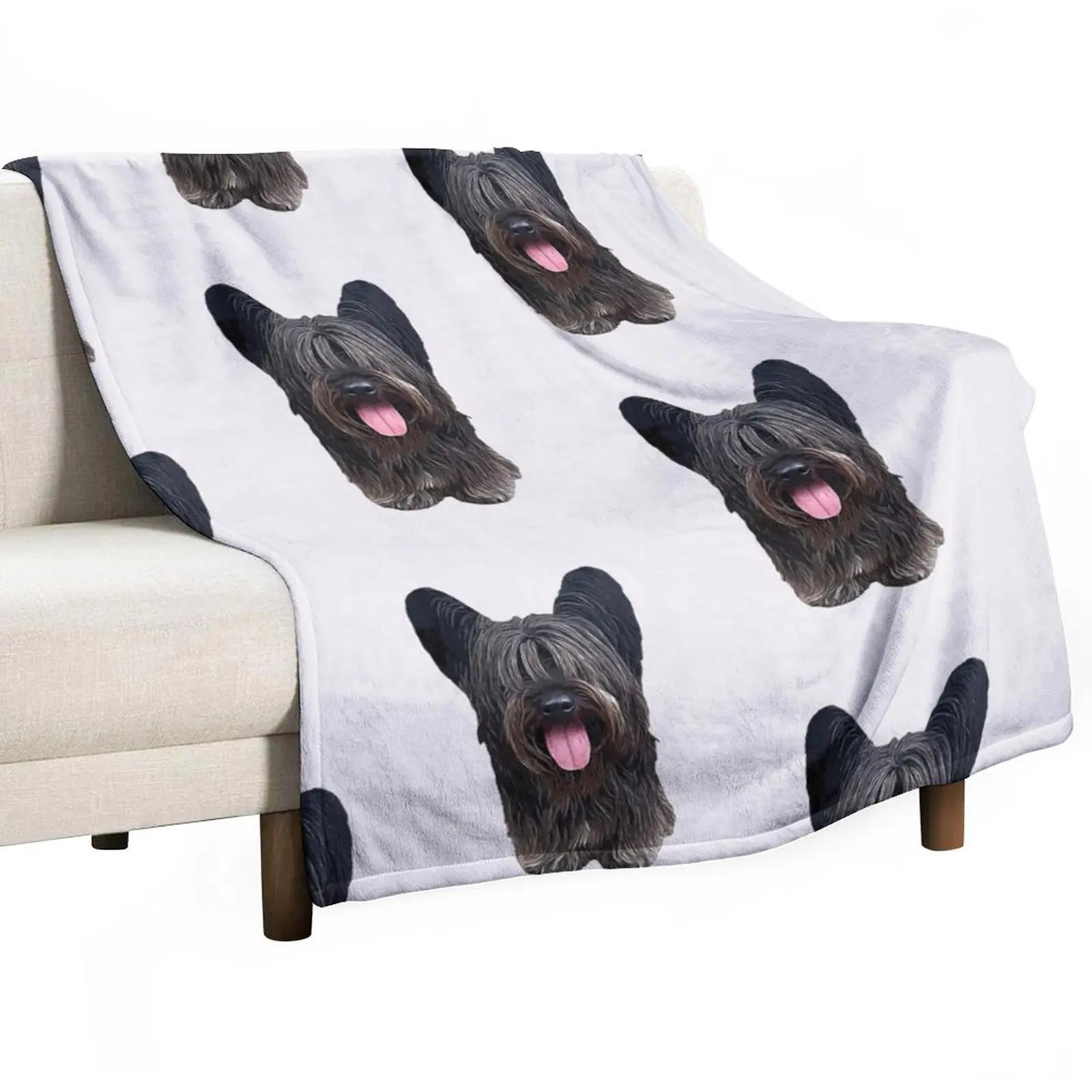 Skye Terrier Throw Blanket Cute Blanket Softest Blanket Picnic Blanket 75X95CM