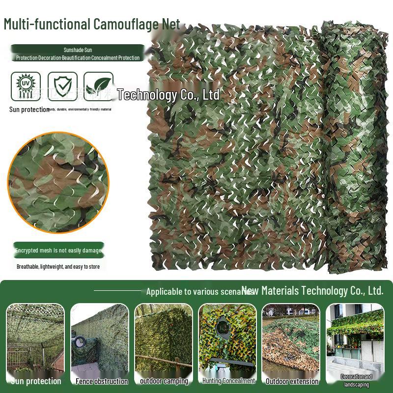 Jungle Flower Camouflage Net for Anti-Satellite and Aerial Photography — Outdoor Equipment and Greening Cover