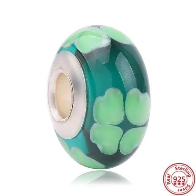 

Аутентичные стерлингового серебра 925 пробы, зеленая лягушка, клевер, яблоко, цирконовые бусины, подходят оригинальные модные подвески, браслет, женские ювелирные изделия своими руками