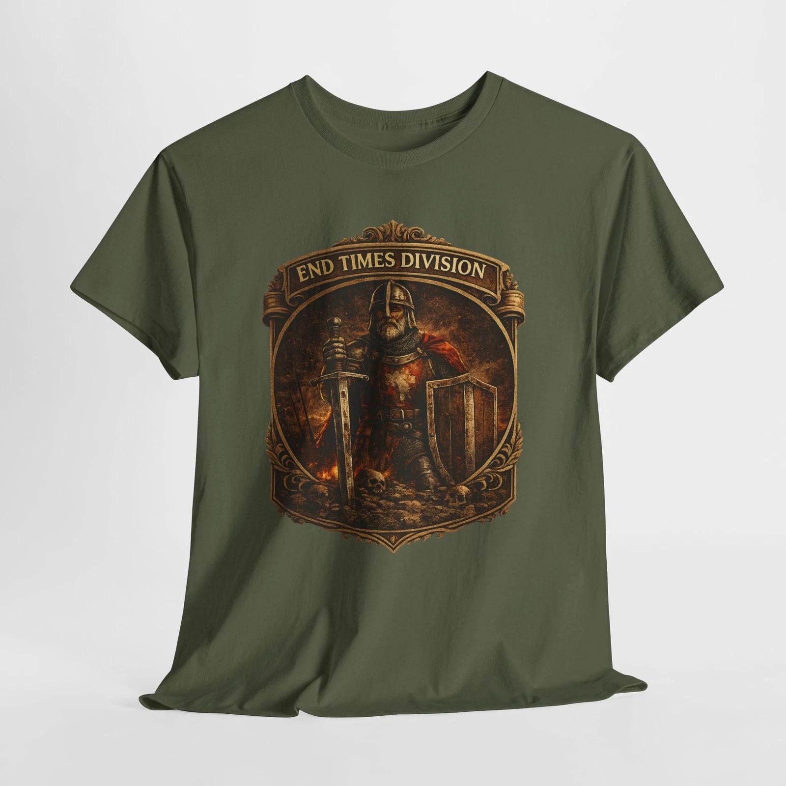 End Times Division Knight Children s Children s T Children s T-shirt | Medieval Apocalypse Veteran Tee 140