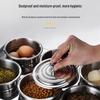 Bieying Stainless Steel 6-Jar Spice Rack