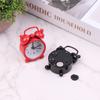 Classic Bell Mini Alarm Clock Quartz Movement Bedside Night Analog Clock