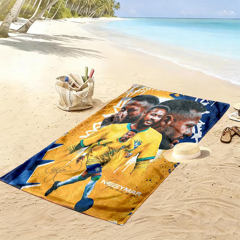 Ronaldo's Legacy: Number Journey beach towel beach soft seaside Outdoor pool towel quick-drying swim towel beach towel beach Fashion printing
