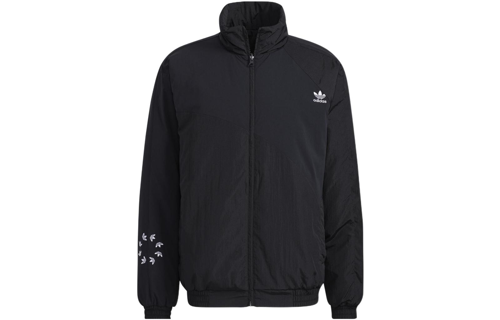 adidas Logo Print Sports Cotton Jacket HE6611 S