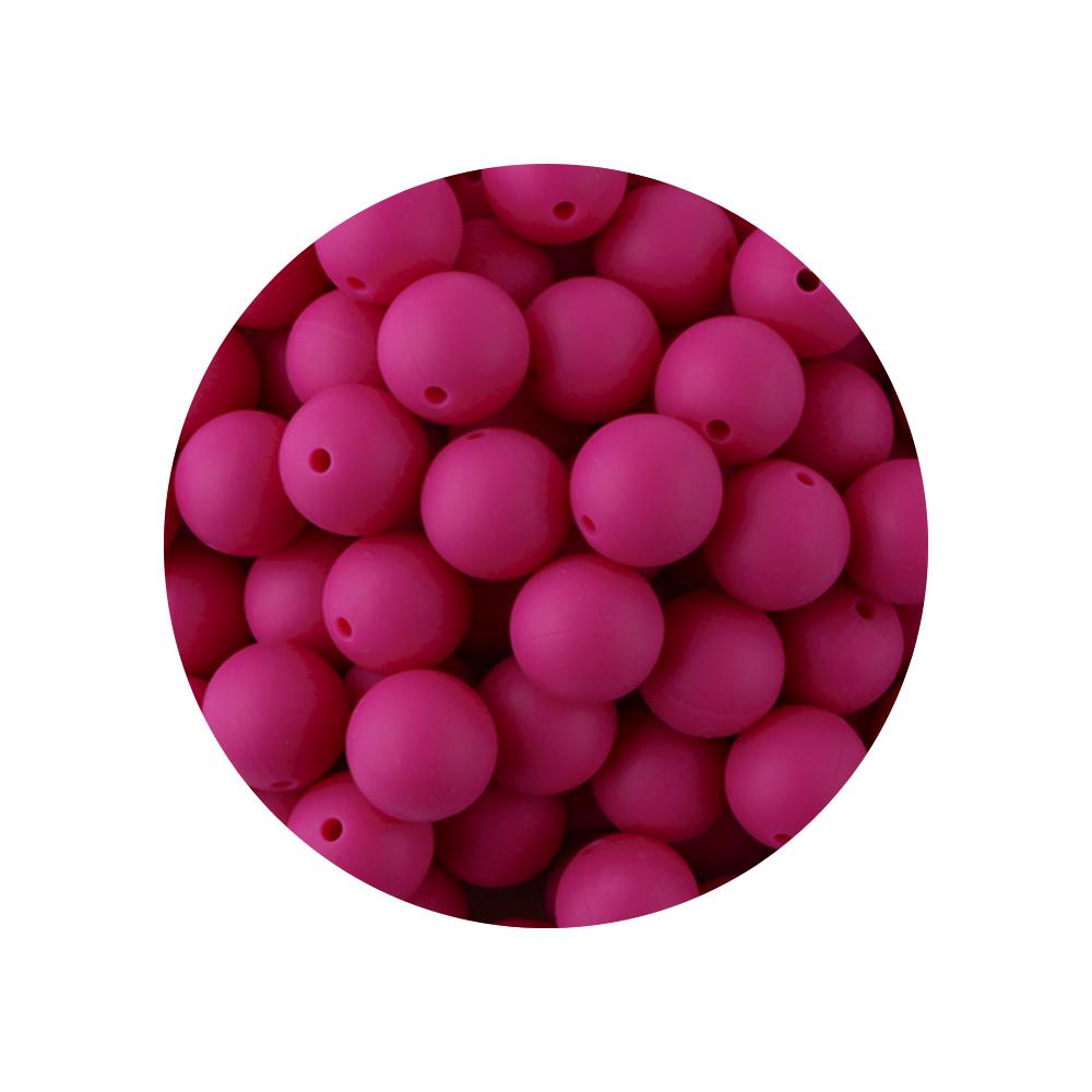 Kovict 9MM 40-80Pcs Round Silicone Bead 9MM Food Grade For Jewelry Making DIY Bracelet Pacifier Chain Accessories