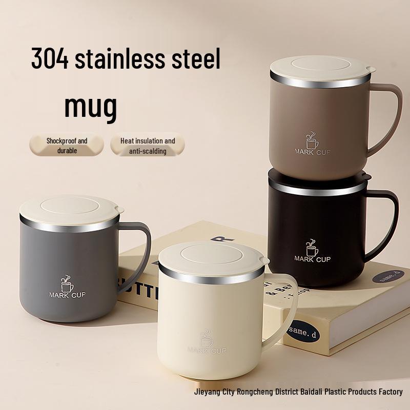 304 Stainless Steel Insulated Coffee Mug with Lid for Men and Women