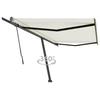 VidaXL Manual Retractable Awning On Stand Patio Awning Balcony Awning Garden Outdoor Shading of Windows 3069857