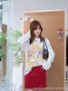 Nanyou New Spring Arrival: Wealth-Print Round Neck Loose Long Sleeve Women's T-Shirt